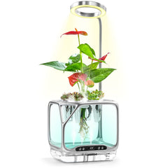 Smart Mist Hydroponic Growing System Pro Desktop Aeroponic Planter for DIY Moss Terrariums & Soilless Indoor Gardening