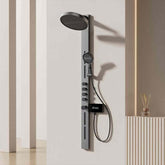 Matte Grey Thermostatic Shower Set | Concealed Wall-Mounted Design | Minimalist Luxury Bathroom Fixture