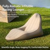 Single Inflatable Air Lounger Chair with Automatic Pump for Outdoor Camping, Music Festivals & Travel Relaxation