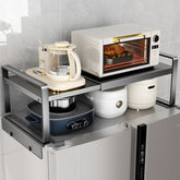 Magnetic Refrigerator Top Storage Rack – Side Mounted Organizer for Single & Double Door Kitchen Use