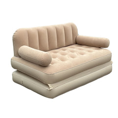 Automatic Inflatable Sofa Bed with Pump, Portable Foldable Air Mattress for Outdoor Camping, Tent, Travel & Home Use