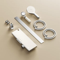 Modern Concealed Shower Set with Separate Design, Easy Installation & Flat Storage Shelf