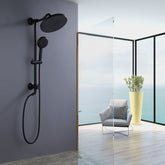 XYlivingstore Shower System with 10'' Rain Shower Head and 5-Setting Handheld Shower – Less Rough-in Valve
