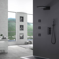XYlivingstore Hidden Luxury Shower System with Built-in Valve – Elegant and Functional Design