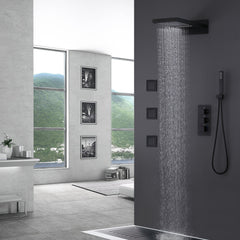 XYlivingstore Hidden Luxury Shower System with Built-in Valve – Elegant and Functional Design