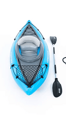 Single & Double Inflatable Kayak, Foldable PVC Fishing Boat with Oars for Camping, Lake, River & Outdoor Adventures