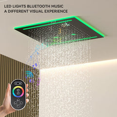 XYlivingstore 2025 Single-person version New Hidden shower system: Ultimate experience of ambient lighting and music
