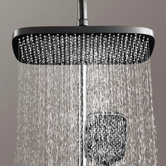 XYlivingstore Deluxe Shower System with Digital Display and Piano Button Design