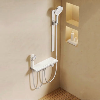 Modern Concealed Shower Set with Separate Design, Easy Installation & Flat Storage Shelf