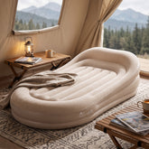 Inflatable Outdoor Camping Sofa Bed with Built-in Pump Automatic Air Lounger for Travel, Napping & Relaxation