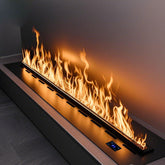 Modern 3D Steam Fireplace Insert – Decorative Atomized Electric Humidifier for Home & Wall-Mounted Interiors