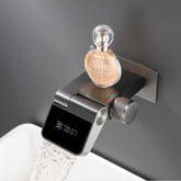 New Concealed Wall-Mounted Waterfall Faucet – Full Copper, Digital Display & Swivel Spout