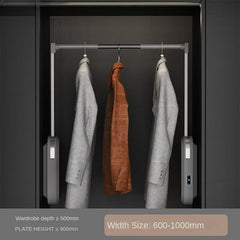 Wardrobe Electric Lift Clothes Hanger – Pull-down Closet Rack with Smart Remote Control, Voice Activation, and Telescopic Mechanism