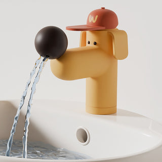 Creative Dog Bathroom Faucet with Hot and Cold Mixer
