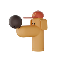 Creative Big Nose Dog Bathroom Faucet – Cute Hot & Cold Mixer Tap for Home Washbasin