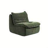 Vacuum-Compressed Lazy Sofa Chair – Washable Feather Cushion Seat for Small Living Spaces