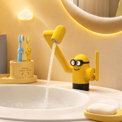 VLEEE Playful Character Bathroom Basin Faucet – Hot & Cold Mixer, MP2633