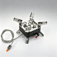 15800W/19800W Portable Gas Stove – High-Power Camping Burner for Outdoor Cooking & BBQ