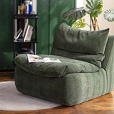 Vacuum-Compressed Lazy Sofa Chair – Washable Feather Cushion Seat for Small Living Spaces