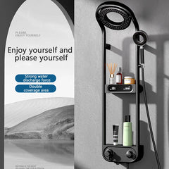 XYlivingstore's innovative shower system features a futuristic design with a modern, stylish aesthetic