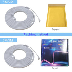 USB RGB Neon LED Strip Lights with App Control and Smart Voice Support