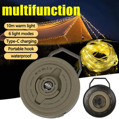 Rechargeable Camping Ambient Light with Type-C Charging and 6 Modes