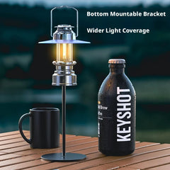 LED Emergency Handheld Lamp Portable Vintage Lantern Camping Tent Charger Outdoor Atmosphere