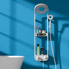 XYlivingstore's innovative shower system features a futuristic design with a modern, stylish aesthetic