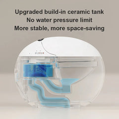 2025 XYlivingstore Luxury Orange Smart Toilet | Modern All-in-One Smart Toilet Design