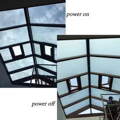 Customizable xylivingstore Smart Glass Window Film – Electrochromic Tint with Remote Control for Privacy and Energy Efficiency