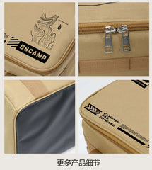 30-42L Tactical Camping Storage Bag – Waterproof Insulated Folding Organizer for Outdoor Gear & Picnic Tableware