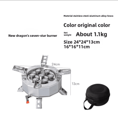 15800W/19800W Portable Gas Stove – High-Power Camping Burner for Outdoor Cooking & BBQ