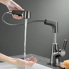 XYlivingstore Korean-Style Swivel Basin Faucet for Bathroom Sinks | Mixer Tap for Washbasins