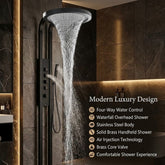 XYlivingstore Waterfall Shower Set | Ultimate Shower Experience