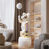 XYlivingstore Astronaut Floor Ornament for Living Room – Music Player, Coin Bank & Unique Home Decor