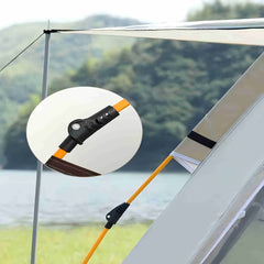 Automatic Camping Tent with UV Protection, Quick-Open 4-Person Outdoor Shelter for Beach, Fishing, Hiking & Hunting