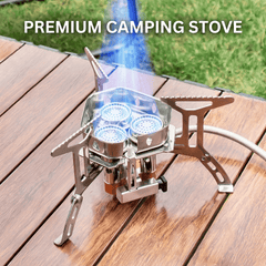 6800W Portable Camping Gas Stove for Outdoor Cooking