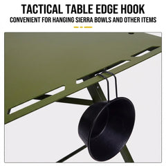 Portable Aluminum Alloy IGT Camping Table Height Adjustable Folding Outdoor Table with Quick Setup for Camping, Picnic & Overlanding