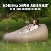Automatic Inflatable Sofa Bed with Built-in Electric Pump, Portable Single Air Lounger for Camping, Home, Travel & Outdoor Use