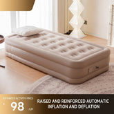 Electric Self-Inflating Folding Air Bed, Portable Single & Double Camping Mattress with Built-in Pump for Outdoor, Home & Travel