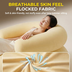 Festival Inflatable Air Lounger with Built-in Air Pump, Portable Single Camping Sofa for Outdoor, Beach & Music Festivals