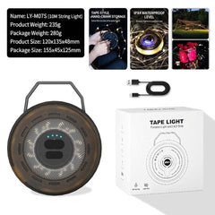 Rechargeable Camping Ambient Light with Type-C Charging and 6 Modes