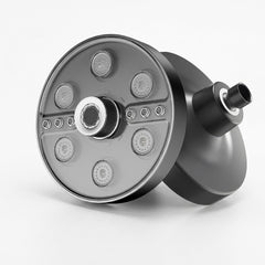 Luxury Slim Rain Shower System with 5 Spray Modes and High Pressure Flow
