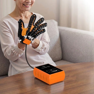 Heated Hand Rehabilitation Glove with Finger Trainer, Electric Hand Massager for Finger Stretching, Joint Flexibility & Hand Therapy