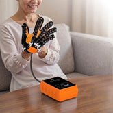 Heated Hand Rehabilitation Glove with Finger Trainer, Electric Hand Massager for Finger Stretching, Joint Flexibility & Hand Therapy