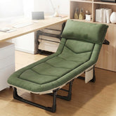 Portable Folding Cot Bed for Adults, Office Nap Bed with Adjustable Reclining Backrest for Home, Camping & Guest Room