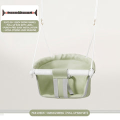 Indoor Outdoor Kids Swing Chair, Portable Hanging Hammock Swing for Toddlers & Family Backyard Play