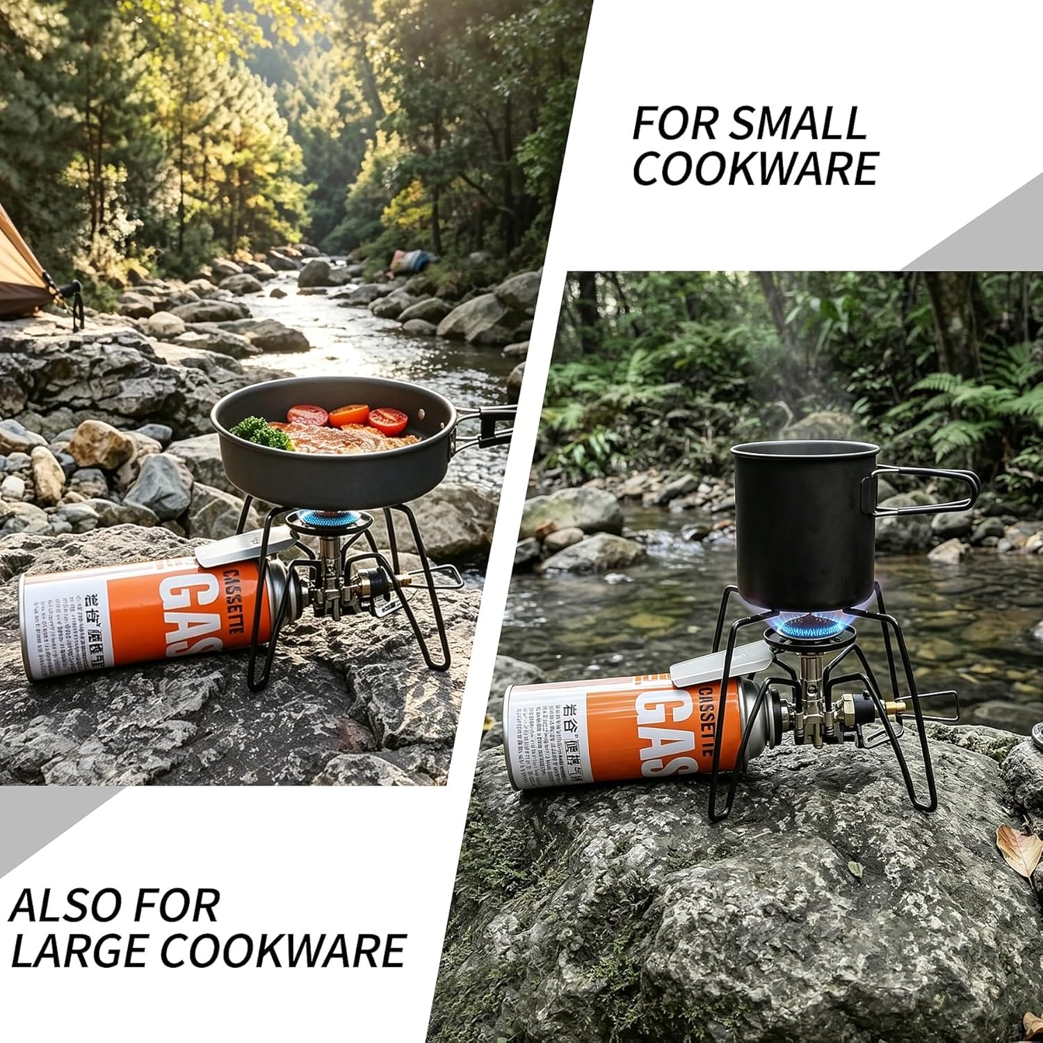 Portable Backpacking Stove 9900 BTU | XYstore Spider Camping Stove
