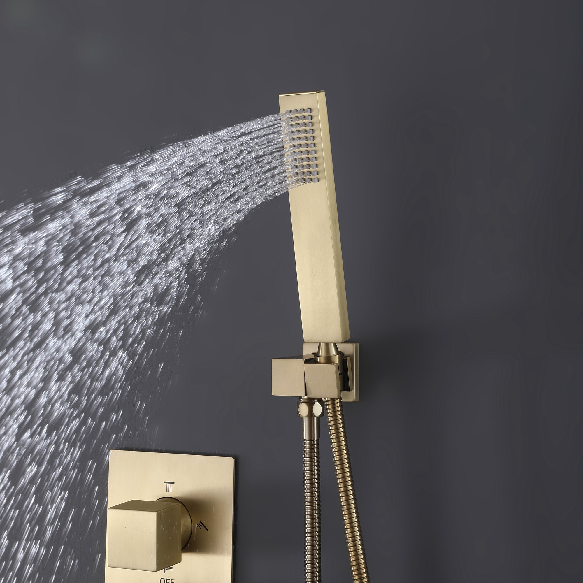 XYlivingstore Hidden Luxury Shower System with Built-in Valve – Elegant and Functional Design