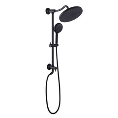 XYlivingstore Shower System with 10'' Rain Shower Head and 5-Setting Handheld Shower – Less Rough-in Valve